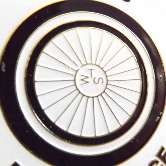 Wood's Tire Service Solid Brass Belt Buckle - Picture 4 of 8